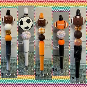 Sports-Themed Decorative Pens Set